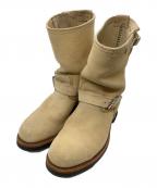 RED WINGレッドウィング）の古着「エンジニアブーツ」｜ベージュ