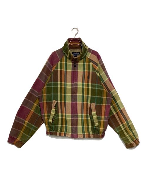 NAUTICA（ノーティカ）NAUTICA (ノーティカ) ハリントンジャケット マルチカラー サイズ:XLの古着・服飾アイテム