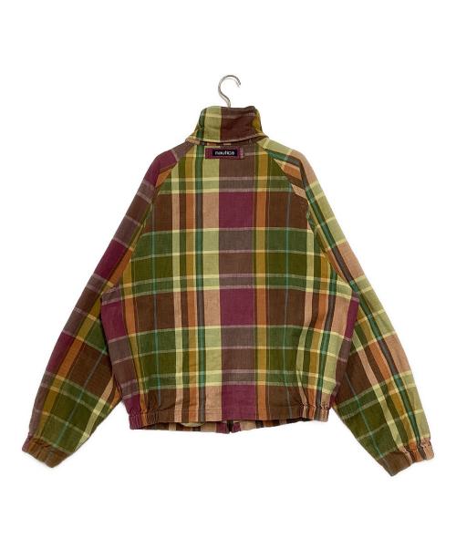 NAUTICA（ノーティカ）NAUTICA (ノーティカ) ハリントンジャケット マルチカラー サイズ:XLの古着・服飾アイテム