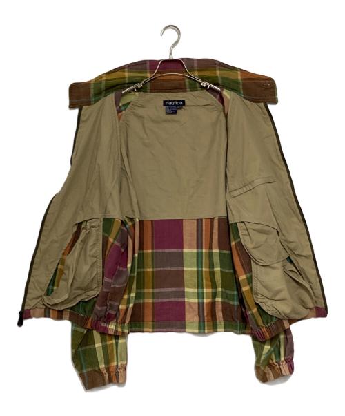 NAUTICA（ノーティカ）NAUTICA (ノーティカ) ハリントンジャケット マルチカラー サイズ:XLの古着・服飾アイテム