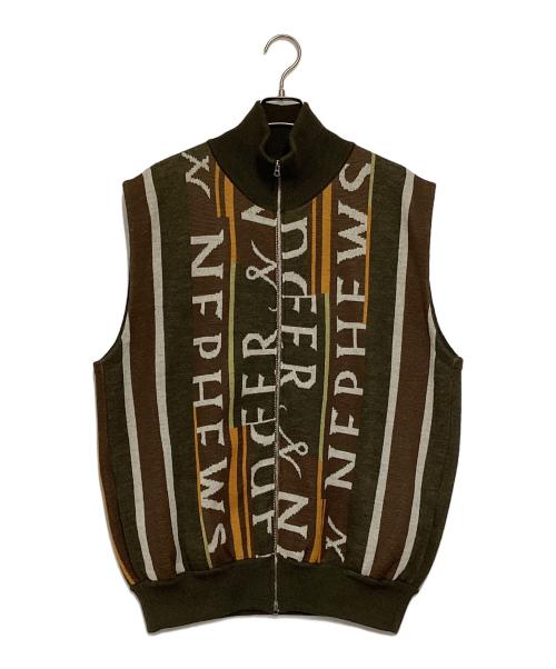 The DUFFER N NEPHEWS（ザ・ダファー・アンド・ネフューズ）The DUFFER N NEPHEWS (ザ・ダファー・アンド・ネフューズ) MARTELL VEST ブラウン サイズ:Lの古着・服飾アイテム