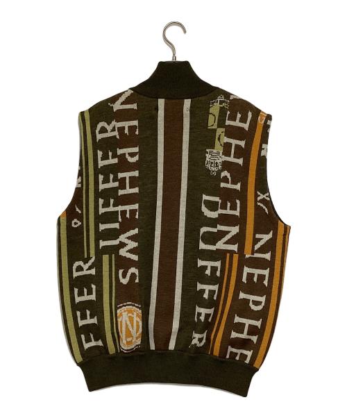 The DUFFER N NEPHEWS（ザ・ダファー・アンド・ネフューズ）The DUFFER N NEPHEWS (ザ・ダファー・アンド・ネフューズ) MARTELL VEST ブラウン サイズ:Lの古着・服飾アイテム