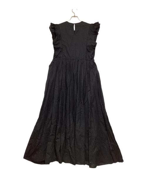 SLOBE IENA（スローブ イエナ）SLOBE IENA (スローブ イエナ) ピンタックフリルワンピース ブラック サイズ:表記無の古着・服飾アイテム
