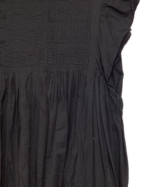 SLOBE IENA（スローブ イエナ）SLOBE IENA (スローブ イエナ) ピンタックフリルワンピース ブラック サイズ:表記無の古着・服飾アイテム