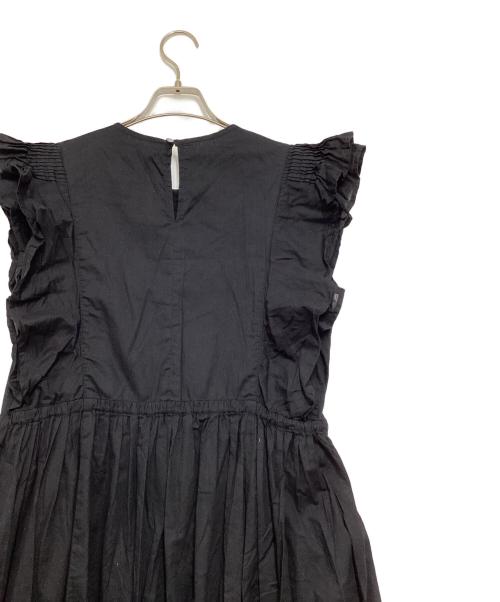 SLOBE IENA（スローブ イエナ）SLOBE IENA (スローブ イエナ) ピンタックフリルワンピース ブラック サイズ:表記無の古着・服飾アイテム