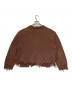 doublet (ダブレット) OVERSIZED CUT-OFF CARDIGAN ブラウン サイズ:SMALL：25000円