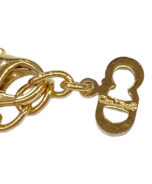 Christian Dior（クリスチャン ディオール）Christian Dior (クリスチャン ディオール) ロゴネックレス ゴールドの古着・服飾アイテム