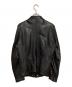 DIESEL (ディーゼル) シングルライダースレザージャケット ブラック サイズ:S：8000円