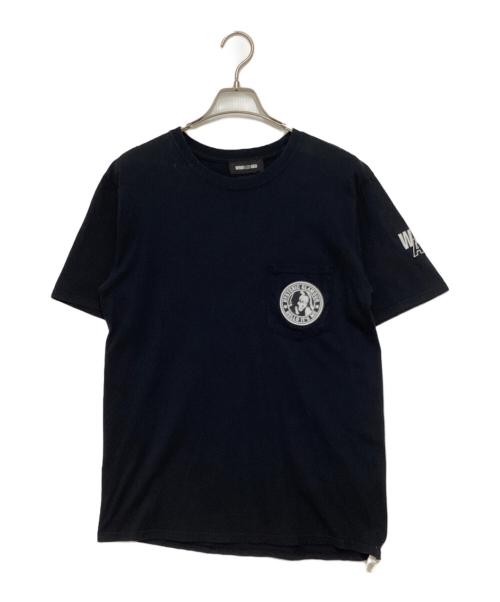 WIND AND SEA（ウィンダンシー）WIND AND SEA (ウィンダンシー) Hysteric Glamour (ヒステリックグラマー) ポケットTシャツ ネイビー サイズ:Mの古着・服飾アイテム