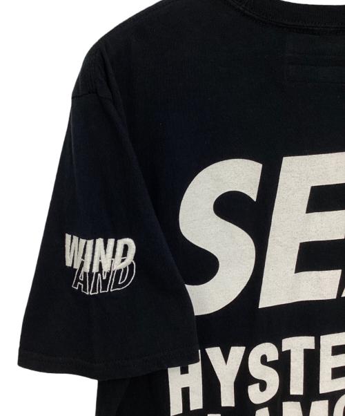 WIND AND SEA（ウィンダンシー）WIND AND SEA (ウィンダンシー) Hysteric Glamour (ヒステリックグラマー) ポケットTシャツ ネイビー サイズ:Mの古着・服飾アイテム