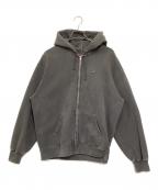 SUPREMEシュプリーム）の古着「Overdyed Small Box Zip Up Hooded」｜グレー