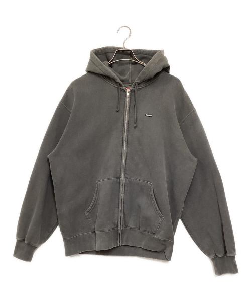 SUPREME（シュプリーム）SUPREME (シュプリーム) Overdyed Small Box Zip Up Hooded グレー サイズ:Mの古着・服飾アイテム
