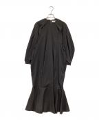 ENFOLDエンフォルド）の古着「MERMAID COCOON DRESS」｜グレー