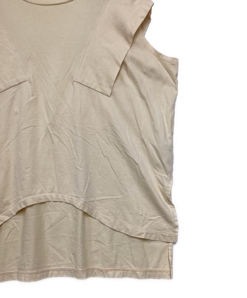 ENFOLD（エンフォルド）ENFOLD (エンフォルド) PANEL-SLEEVE T-SHIRT イエロー サイズ:38の古着・服飾アイテム