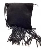 TOGA PULLAトーガ プルラ）の古着「フリンジショルダーバッグ」｜ブラック