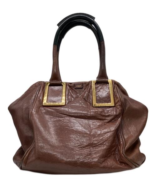 Chloe（クロエ）Chloe (クロエ) ハンドバッグ ブラウンの古着・服飾アイテム