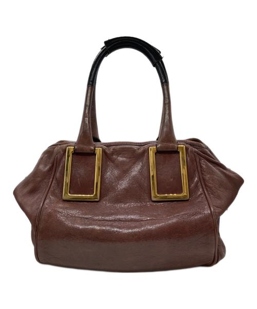 Chloe（クロエ）Chloe (クロエ) ハンドバッグ ブラウンの古着・服飾アイテム