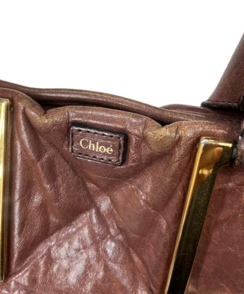 Chloe（クロエ）Chloe (クロエ) ハンドバッグ ブラウンの古着・服飾アイテム