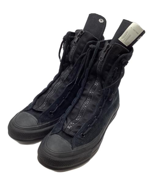 CONVERSE ADDICT（コンバース アディクト）CONVERSE ADDICT (コンバース アディクト) N.HOOLYWOOD (エヌ ハリウッド) ADDICT CHUCK TAYLOR NH KNEE HI ブラック サイズ:US8の古着・服飾アイテム