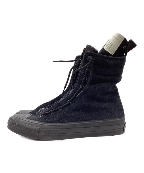 CONVERSE ADDICT（コンバース アディクト）CONVERSE ADDICT (コンバース アディクト) N.HOOLYWOOD (エヌ ハリウッド) ADDICT CHUCK TAYLOR NH KNEE HI ブラック サイズ:US8の古着・服飾アイテム