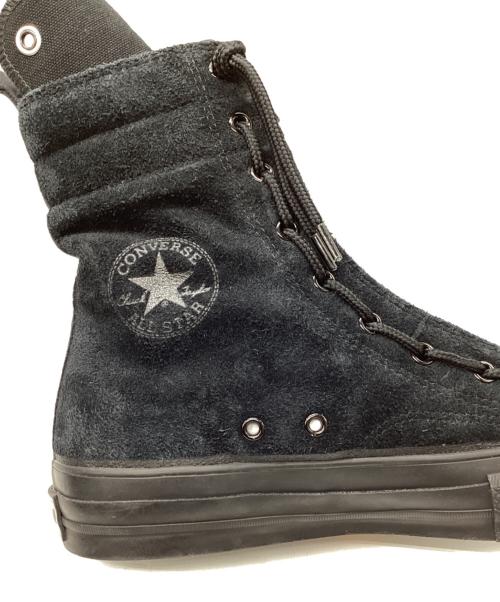 CONVERSE ADDICT（コンバース アディクト）CONVERSE ADDICT (コンバース アディクト) N.HOOLYWOOD (エヌ ハリウッド) ADDICT CHUCK TAYLOR NH KNEE HI ブラック サイズ:US8の古着・服飾アイテム