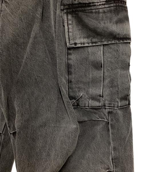 OPENING act（オープニングアクト）OPENING act (オープニングアクト) デニムカーゴパンツ グレー サイズ:Lの古着・服飾アイテム