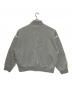 OPENING act (オープニングアクト) ダメージドッキング加工ビッグハーフジップスウェット グレー サイズ:M：6000円