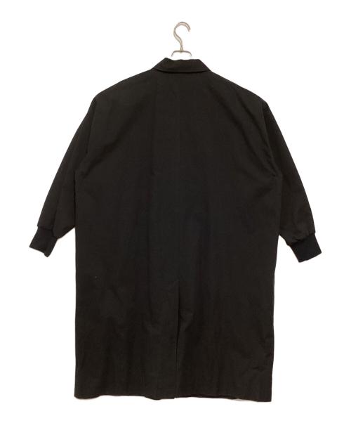 journal standard luxe（ジャーナルスタンダード ラックス）journal standard luxe (ジャーナルスタンダード リュクス) ヴィンテージウェザー ロングリブコート ブラック サイズ:表記無しの古着・服飾アイテム