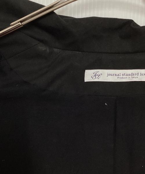 journal standard luxe（ジャーナルスタンダード ラックス）journal standard luxe (ジャーナルスタンダード リュクス) ヴィンテージウェザー ロングリブコート ブラック サイズ:表記無しの古着・服飾アイテム