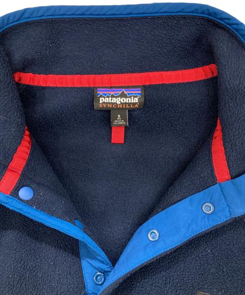 Patagonia（パタゴニア）Patagonia (パタゴニア) Synchilla Snap-T Pullover ネイビー サイズ:Sの古着・服飾アイテム