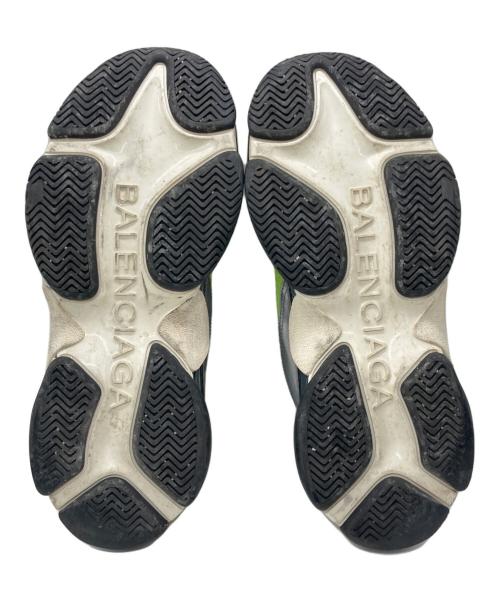 BALENCIAGA（バレンシアガ）BALENCIAGA (バレンシアガ) Triple S グレー×イエロー サイズ:EUR 42の古着・服飾アイテム