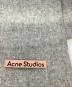 ACNE STUDIOS (アクネ ストゥディオス) フリンジウールスカーフ グレー：8000円