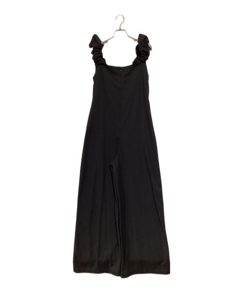 STYLE MIXER（スタイルミキサー）STYLE MIXER (スタイルミキサー) ショルダーシャーリングオールインワン ブラック サイズ:M 未使用品の古着・服飾アイテム