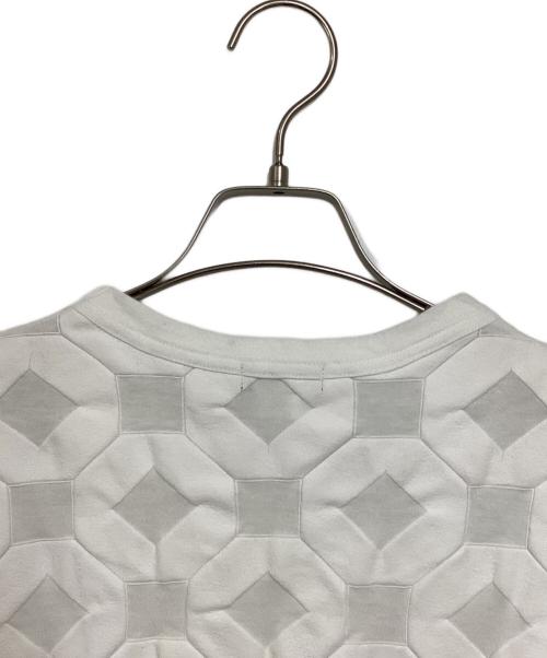 COMME des GARCONS HOMME PLUS（コムデギャルソンオムプリュス）COMME des GARCONS HOMME PLUS (コムデギャルソンオムプリュス) ネオプレーンパッチTシャツ ホワイト サイズ:Mの古着・服飾アイテム