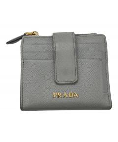 中古・古着通販】PRADA (プラダ) サフィアーノロボット長財布 ブラック