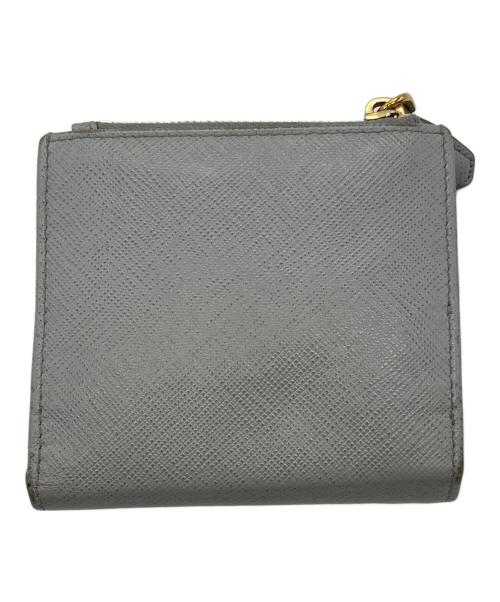 PRADA（プラダ）PRADA (プラダ) 2つ折り財布 スカイブルーの古着・服飾アイテム