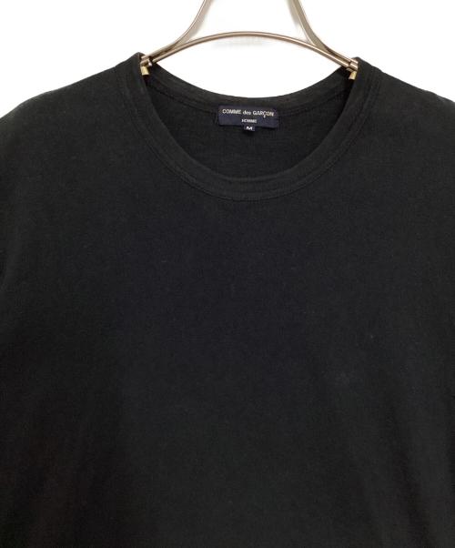 COMME des GARCONS HOMME（コムデギャルソン オム）COMME des GARCONS HOMME (コムデギャルソン オム) バックロゴTシャツ ブラック サイズ:Mの古着・服飾アイテム