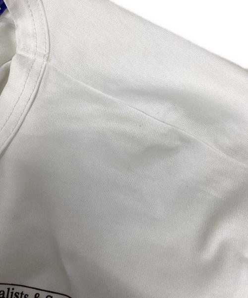 COMME des GARCONS JUNYA WATANABE MAN（コム デ ギャルソン ジュンヤ ワタナベ マン）COMME des GARCONS JUNYA WATANABE MAN (コム デ ギャルソン ジュンヤ ワタナベ マン) 綿度詰天竺 Civilization プリント Tシャツ ホワイト サイズ:Mの古着・服飾アイテム