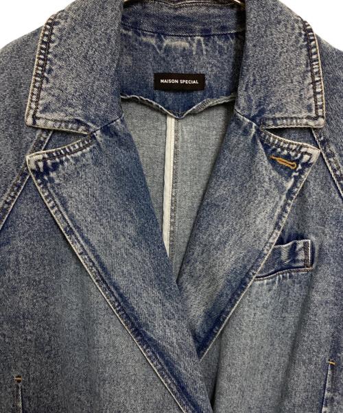 MAISON SPECIAL（メゾンスペシャル）MAISON SPECIAL (メゾンスペシャル) Washed Denim Coat インディゴ サイズ:FREEの古着・服飾アイテム
