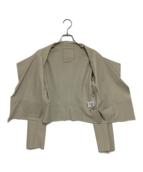 Rawtus（ロゥタス）Rawtus (ロゥタス) ゴートレザージャケット ベージュ サイズ:36の古着・服飾アイテム