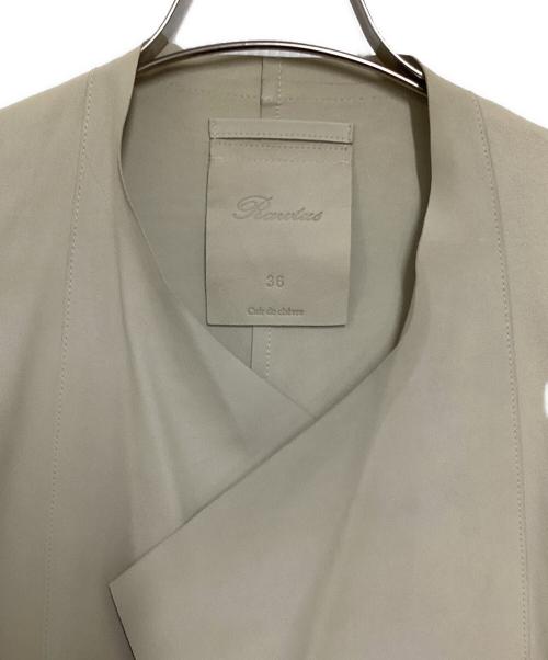 Rawtus（ロゥタス）Rawtus (ロゥタス) ゴートレザージャケット ベージュ サイズ:36の古着・服飾アイテム