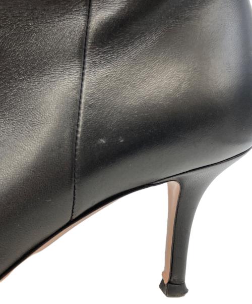Gianvito Rossi（ジャンヴィト ロッシ）Gianvito Rossi (ジャンヴィト ロッシ) サイドジップブーツ ブラック サイズ:SIZE 36 1/2の古着・服飾アイテム
