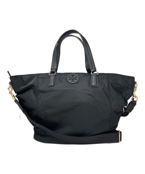 TORY BURCH（トリーバーチ）TORY BURCH (トリーバーチ) 2WAYバッグ ブラックの古着・服飾アイテム