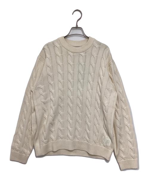 Carhartt WIP（カーハート ワークインプログレス）Carhartt WIP (カーハート ワークインプログレス) cambell sweater アイボリー サイズ:Mの古着・服飾アイテム