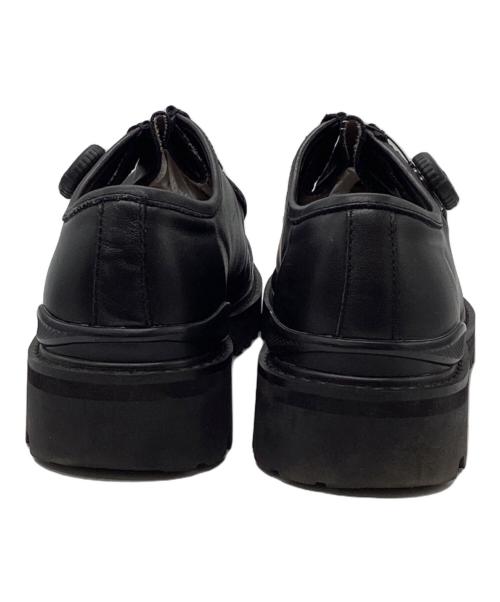 PG（ピージー）PG (ピージー) STEVEN ALAN (スティーブンアラン) KNOCK BLACK LEATHER シューズ ブラック サイズ:42の古着・服飾アイテム