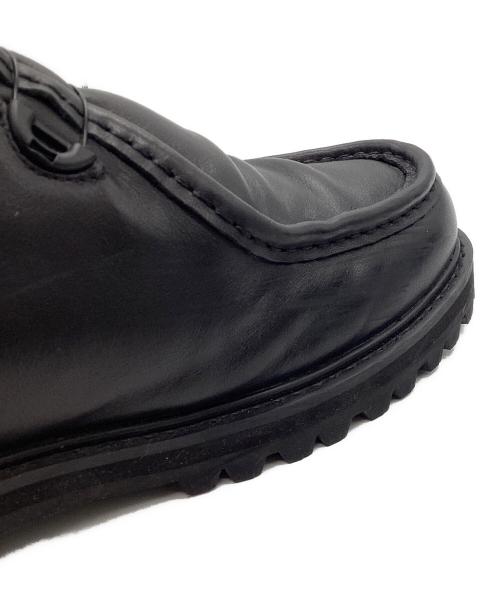 PG（ピージー）PG (ピージー) STEVEN ALAN (スティーブンアラン) KNOCK BLACK LEATHER シューズ ブラック サイズ:42の古着・服飾アイテム