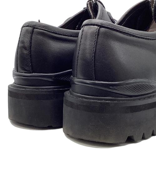 PG（ピージー）PG (ピージー) STEVEN ALAN (スティーブンアラン) KNOCK BLACK LEATHER シューズ ブラック サイズ:42の古着・服飾アイテム