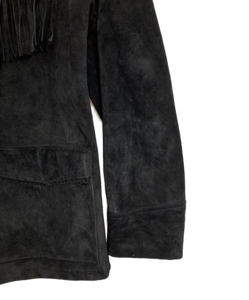 SCHOTT BROS.（ショット）SCHOTT BROS. (ショット) AMERICAN RAG CIE (アメリカンラグシー) 別注フリンジレザージャケット ブラック サイズ:38の古着・服飾アイテム