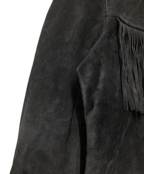 SCHOTT BROS.（ショット）SCHOTT BROS. (ショット) AMERICAN RAG CIE (アメリカンラグシー) 別注フリンジレザージャケット ブラック サイズ:38の古着・服飾アイテム