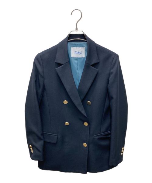 NOLLEY'S（ノーリーズ）NOLLEY'S (ノーリース) ブッチャーダブルジャケット ネイビー サイズ:36の古着・服飾アイテム